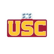 USC Trojans Athletic Logotype Icon Sticker
